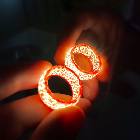 Amiri Luminous Meterorite Rings