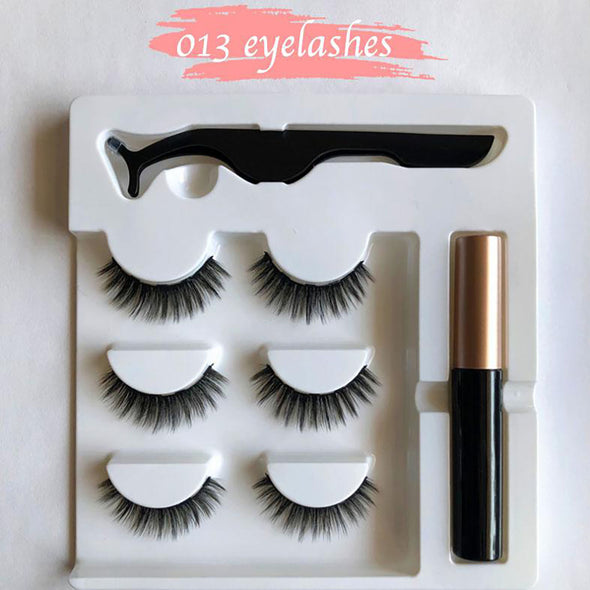 Magnetic Eyelashes and Eyeliner Set - 3 Pairs/ Set!
