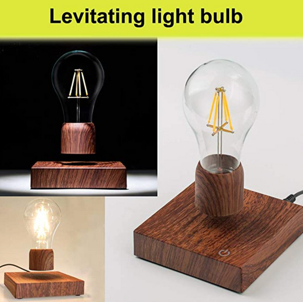 Magnetic Levitating Floating Wireless LED Light Bulb  Lamp for Unique Gifts